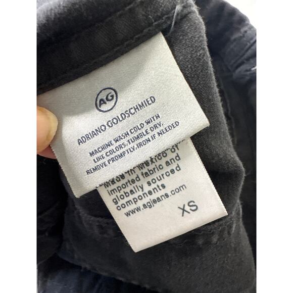 AG Adriano Goldschmied Robyn Slim Denim Jean Jacket Black Size XS - Picture 9 of 9